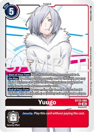 Yuugo (BT23-086) - [Hackers' Slumber]