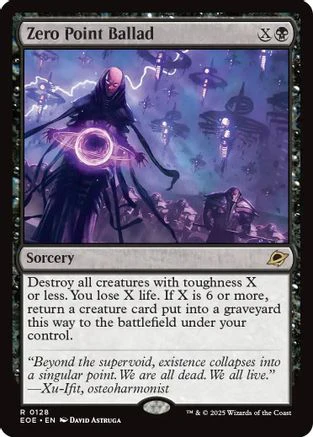 Zero Point Ballad  [Foil]  (EOE-128) - [Edge of Eternities]