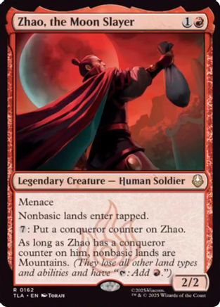 Zhao, the Moon Slayer  [Foil]  (TLA-162) - [Avatar: The Last Airbender]