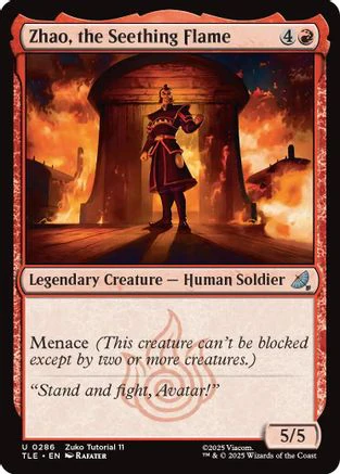 Zhao, the Seething Flame (0286)  (TLE-286) - [Avatar: The Last Airbender: Eternal-Legal]