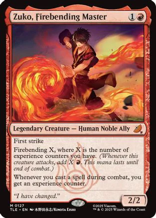 Zuko, Firebending Master  [Foil]  (TLE-127) - [Avatar: The Last Airbender: Eternal-Legal]