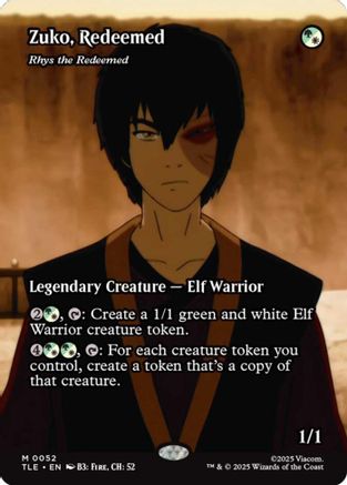Zuko, Redeemed - Rhys the Redeemed (Borderless)  (TLE-052) - [Avatar: The Last Airbender: Eternal-Legal]