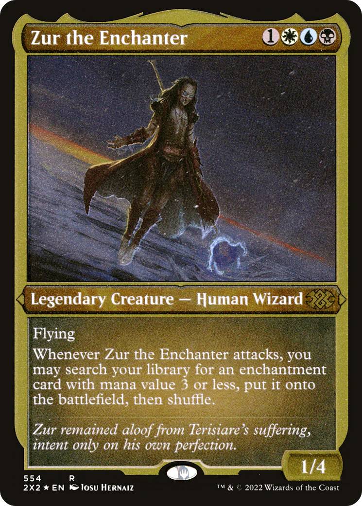 Zur the Enchanter (Foil Etched)  [Foil]  (2X2-554) - [Double Masters 2022]